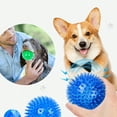 thumbnail image 3 of BESTSKY Dog Balls for Aggressive Chewers,Safe Play Dog Squeaky Toys,Optimized Size Interactive Dog Ball,Yellow,4.3", 3 of 4