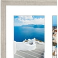 thumbnail image 5 of 5x7 Double Picture Frame in Driftwood - Composite Wood with Shatter Resistant Glass - Horizontal and Vertical Formats for Wall, 5 of 5