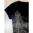 thumbnail image 4 of Summer Bottoming Crop Tops Y2k Aesthetic Tie-dye Print Women Grunge T-shirts 2025 Vintage Slim Harajuku Causal Black Tshirts, 4 of 10