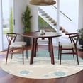 thumbnail image 3 of Blue Coastal Sea Turtle Round Area Rug 5Ft Washable Circle Rugs for Living Room Bedroom, Summer Beach Ocean Abstract Art Non-Slip Carpet Floor Mats Indoor Outdoor Carpet Runner Aesthetic Home Decor, 3 of 8