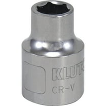 Klutch Socket, Metric, 7mm, 3/8in.-Drive, 6-Pt.