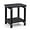 Black, variant on 2-Tier Outdoor Side Table, 16" Adirondack Small Side Table  Weather Resistant, Patio End for Outside or Indoor, Patio, Yard, Pool, Porch, Garden, Black