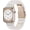 Colorful Ivory White - Rose Gold, variant on V-MORO Resin Band Compatible with Apple Watch Bands Series 8/7 41mm 40mm 38mm iWatch 6/5/4/3/2/1/SE with Stainless Steel Buckle Replacement iWatch Series 9 Strap Women Men