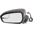 thumbnail image 4 of MIRROR Compatible For 2013-2016 Ford Fusion Left Driver Heated Power Glass In-housing Signal Light With memory Paintable, 4 of 5