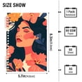 thumbnail image 3 of Women Flowers Ring Binder Notebook Journey Note Diary College Ruled Spiral Notebook Study Loose Leaf Paper A5 60 Pages, 3 of 8