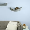 thumbnail image 3 of The Refined Feline, Lotus Leaf Cat Shelf, Smoke, 3 of 7
