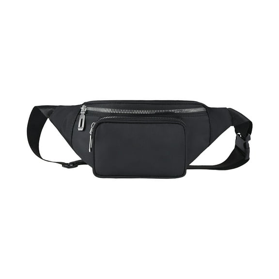 Vikakiooze Crossbody Running Fanny Pack With Adjust Running Belts & 2-zipper Pockets For Women๏ผMen, Workout Travelling Jogging Cycling Hiking Waist Pack