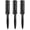 Black, variant on Haircut Razor Comb, 3 Pack - Double Sided Razor Hair Styling Scissors Comb, Split Ends Trimmer Styler for Thin and Thick Hair (Green, Metal, F, 3 Count)