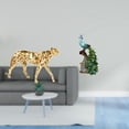 thumbnail image 2 of Escultura De Pavo Real Y Guepardo Dorado, Centro De Mesa Decorativo, Elegante Adorno De Mesa Para Oficina, Hogar, Dormitorio, Sala De Estar, Estantería., 2 of 8