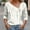 White, variant on WXLWZYWL Women's Plus Size Henley Shirts V Neck Button Tunic Tops Casual Loose Long Sleeve Blouse Shirt Tops 2024