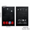 thumbnail image 7 of Chanana 24Pcs 4th of July Press on Nails Short Square French Tip Fake Nails Independence False Nails with American Flag Star Glitter Design Acrylic Day Glue on Nails DIY for Women Decoration, 7 of 7