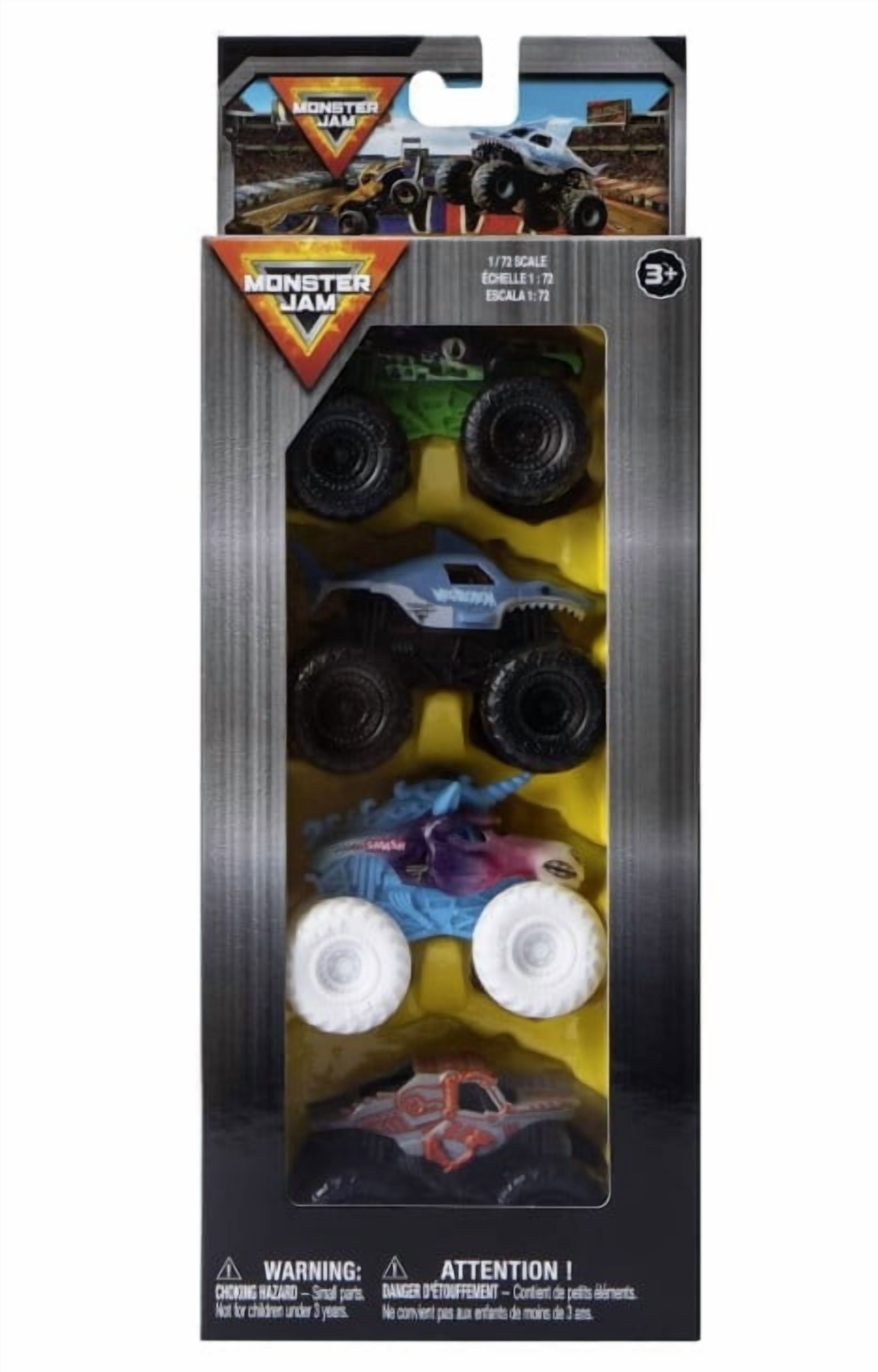 Monster Jam, Official 1:64 Scale Die-Cast Monster Trucks 12-Pack