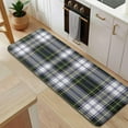 thumbnail image 5 of Blue Green Plaid Checkered Pattern Kitchen Rug Mat,Kitchen Runner Rugs Non Skid Washable,Decorative Kitchen Floor Mats for Kitchen,Sink,Laundry,17"x47.2", 5 of 7