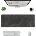 thumbnail image 2 of Topographic Contour Gaming Mouse Pad Large XL Long Extended Pads Big Mousepad Keyboard Mouse Mat Desk Pad Home Office Decor Accessories for Computer Pc Laptop,Rubber, 2 of 6