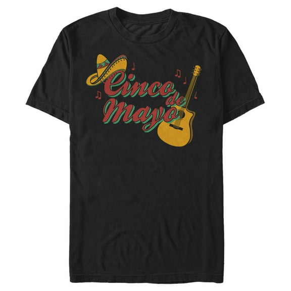 Men's Lost Gods Cinco de Mayo Graphic Tee Black 2X Large