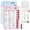 Blue+Pink, variant on Owlprince Magnetic Chore Chart, Dry Erase Planner Board for Refrigerators, ADHD Cleaning Planner, Checklist to Do List for Home Office, Blue