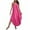 Hot Pink Summer Boho Dress Clearance, variant on OSFVNOXV Women Summer Maxi Dress Casual V-Neck Sleeveless Boho Spaghetti Strap Flowy Long Sundress Halter Tie Back Beach Dresses
