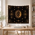 thumbnail image 5 of Astrological Entirely Human with Face Profile Facing Right, Serene Boho for Boho Decor Lovers, Desert Sunset Wall Art, Graduation Gift, Tapestry Wall Hanging for Bedroom and Dorm, 5 of 7
