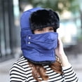 thumbnail image 3 of CoCopeaunt Winter Lei Feng Cap, Suede Thick Neck Guard, Mask, Northeast Outdoor Ski Riding Warm Cap, 3 of 6