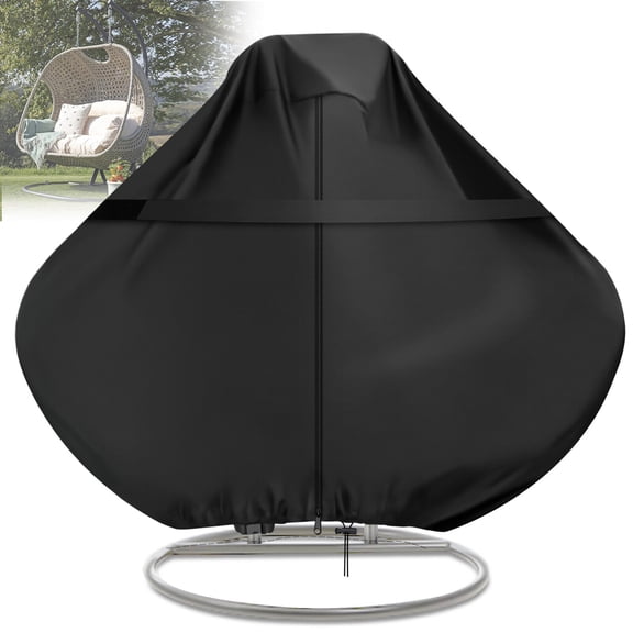 600D Hanging Swing Double Egg Chair Cover Garden Patio Outdoor Sun Waterproof
