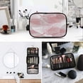 thumbnail image 6 of Iauyy 3 Piece Large Portable Hanging Toiletry Bags for Travel,Foldable Makeup Organizer with Multiple Compartments for Men&Women，Transparent Leaves, 6 of 9