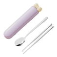 thumbnail image 4 of DOLITY Spoon Chopsticks Set Magnetic Gadgets Tableware Kit for Home Camping Kitchen Purple 3 Pieces, 4 of 9