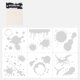 thumbnail image 5 of 6 Pcs PET Drawing Templates Ink Dots Stencils Art and Craft Stencils For Classroom Activities & Crafting Multicolor, 5 of 5