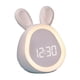 thumbnail image 2 of Reloj despertador con forma de conejito, luz nocturna, ajustes inteligentes, brillo ajustable, alarmas, tonos de llamada, para adultos, niños, dormitorios, bajo consumo, LED, modo,topliu, 2 of 6