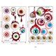 thumbnail image 5 of 2pcs New Halloween Window Stickers, Large Scary Demons Stickers for Halloween Party Decoration, Bloody Hands and Feet DIY Stickers for Glass Family Sc, 5 of 5