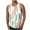 White, variant on Aueoeo Stripe Tank Top for Men Casual Sleeveless T-Shirt Crew Neck Summer Striped Vests Vacation Muscle Shirts