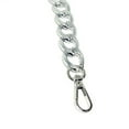 thumbnail image 5 of 4 Pack 7.9 Inch Bag Flat Chain Strap Purse Extender with Alloy Clasps Handbag Chain Straps Metal Bag Strap Replacement Purse Clutches Handles - , 20x1.2cm, 5 of 8