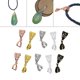 thumbnail image 4 of Conector de fianza colgante de metal, soporte de suspensión Suministros de fabricación de joyas de bricolaje, de colgantes para pulseras, 4 of 9