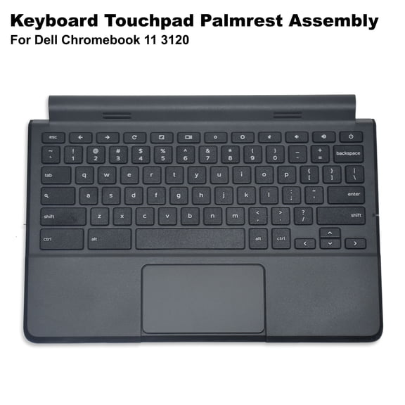 Pre-Owned Dell Chromebook 11 3120 QWERTY Palmrest Keyboard with Touchpad – RM8HM