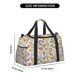 thumbnail image 3 of Disketp Glazed Donuts Bolsa de Viaje Tipo Duffle, Bolso de Mano para Fin de Semana para Mujer, Bolsa de Gimnasio Ligera para Hombre, Esencial para Viajes, 3 of 7