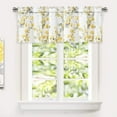 thumbnail image 3 of DriftAway Blossom Abstract Floral Ink Painting Lined Window Curtain Valance Rod Pocket 2 Layer…, 3 of 5