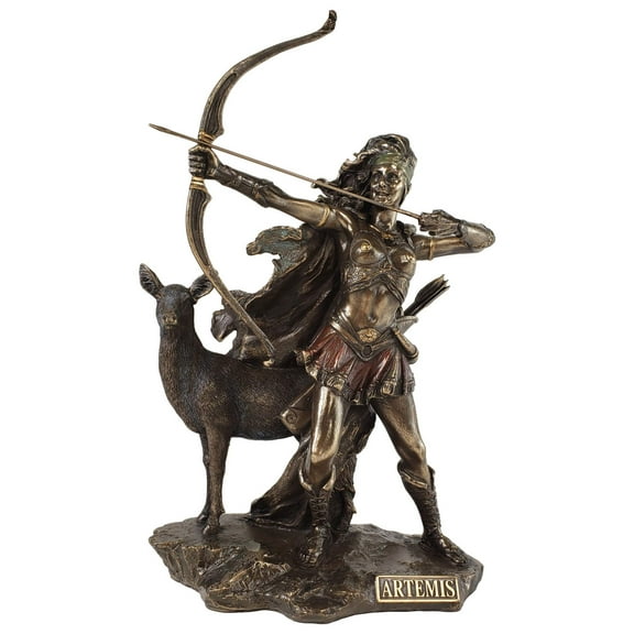 12.25 Inch Artemis - The Goddess of Hunting and Wilderness Figurine