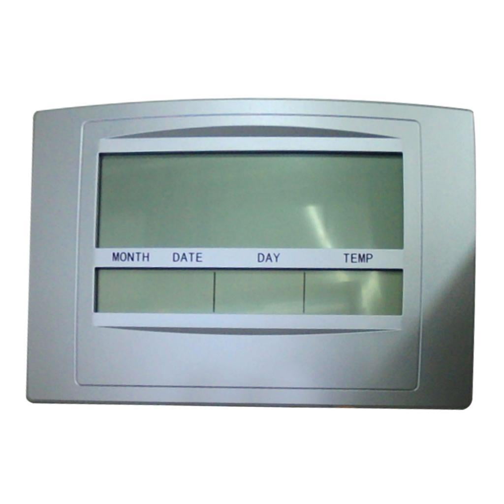 Fashion LCD Screen Digital Table Wall Clock Indoor Temperature Meter Calender Clock