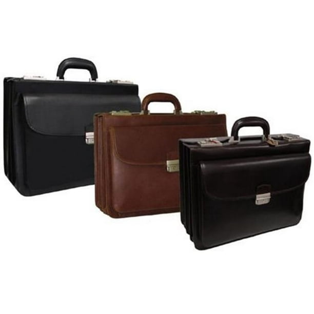 AmeriLeather Modern Attache Executive Briefcase