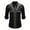 Black, variant on IWRICH Men's Western Shirts Long Sleeve Graphic Printed Cowboy Shirts Casual Button down Tops White XL