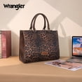 thumbnail image 3 of Wrangler Large Tote Bag for Women, Western Purse Work Shoulder Handbag with Crossbody Strap, Coffee, 3 of 6