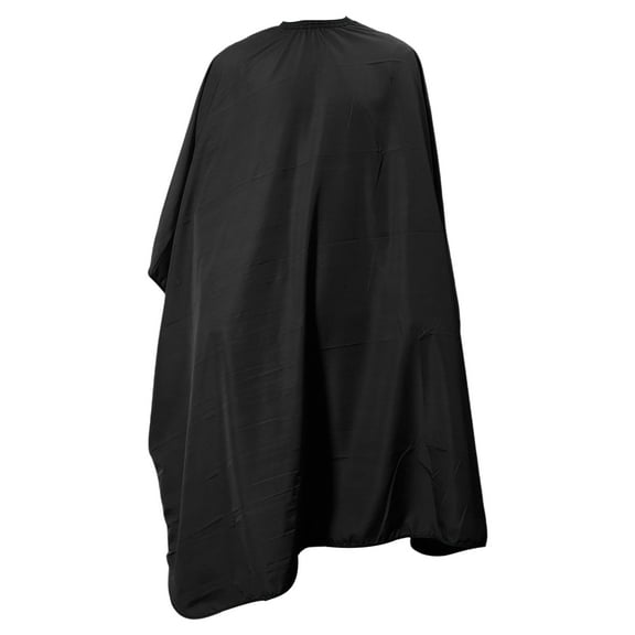 Unique Bargains 1 Pc Fashion Solid Color Hair Cut Barber Cape for Hair Cut Black 1 Pc