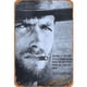 thumbnail image 1 of Placa Metal Vintage Clint Eastwood Pintura Hierro Rectangular Pared 20x30cm, 1 of 9