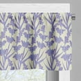 thumbnail image 3 of Ambesonne Botanical Valance Pack of 2, Spring Lavender Meadow, 42"X12", Eggshell Blue Violet, 3 of 5