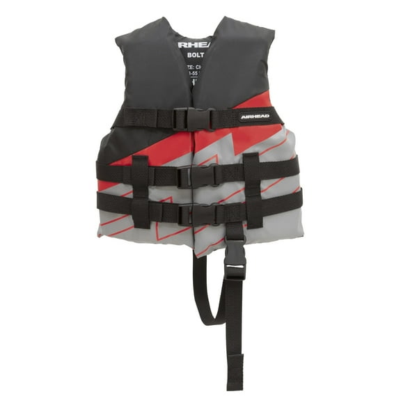 Airhead Bolt Life Vest, Closed Sided PFD, Child