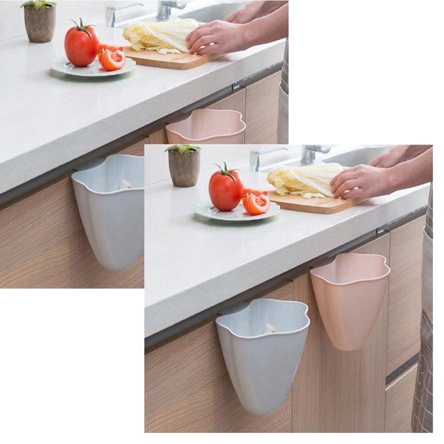 Oleegame 2PC Trashcans For Bedroom Can Container Door Hanging TOP Rubbish Kitchen Garbage Trash Cabinet Kitchen,Dining & Bar