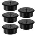thumbnail image 1 of 2 uds., ojales para cables de escritorio de 2 pulgadas (50mm), cubierta de orificio para Cable de alambre para PC de oficina, cubierta de Cable de escritorio, color negro, 1 of 5