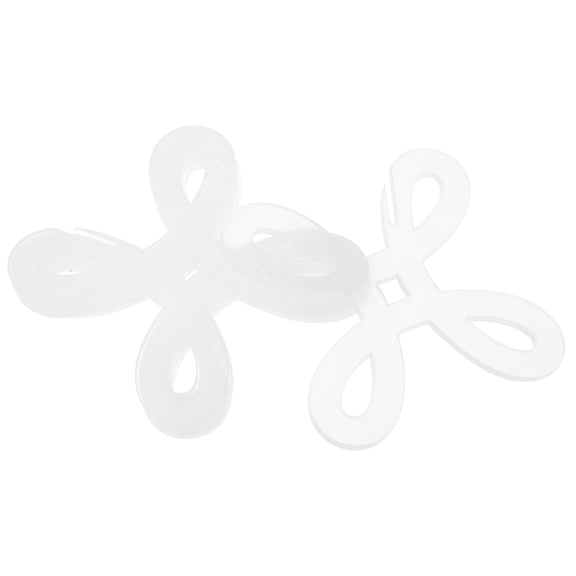 Moluckfu 5Pcs Transparent Yarn Bobbins Floss Bobbin Winder for Crafting Projects