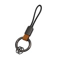 thumbnail image 2 of Tachiuwa Car Key Fob Keychain Holder Key Rings Pendant Adults Bag Rope Keychain Strap Yellow, 2 of 9