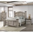 thumbnail image 6 of Queen Size Wooden Platform Bed Frame Gray Finish for Bedroom, 6 of 7