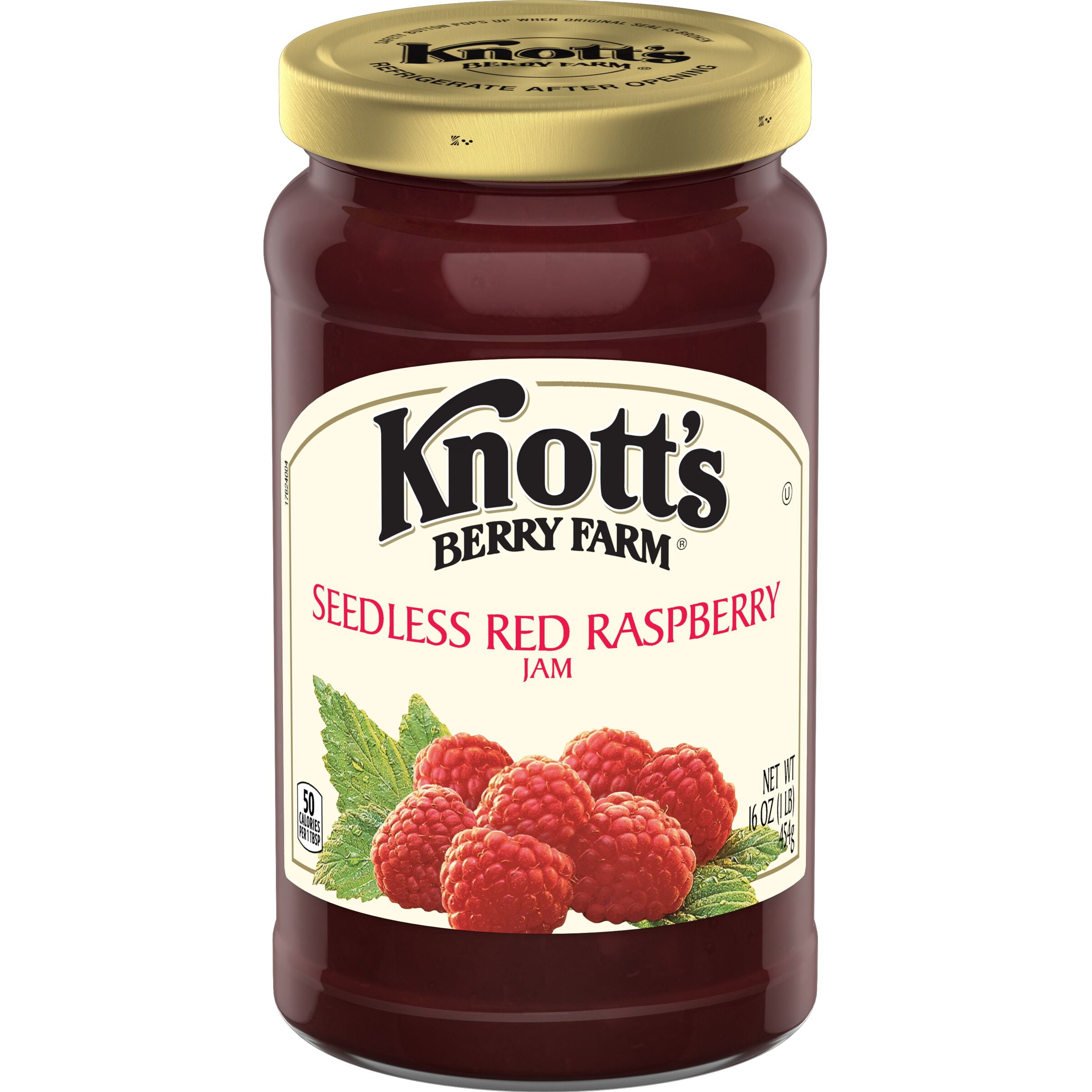 Knott's Berry Farm Seedless Raspberry Jam, 16-Ounce